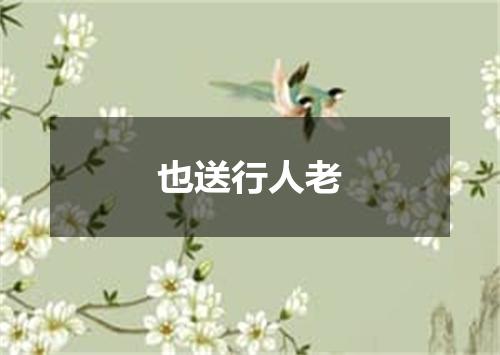 也送行人老
