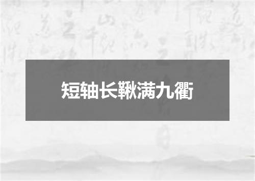 短轴长鞦满九衢