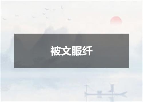 被文服纤