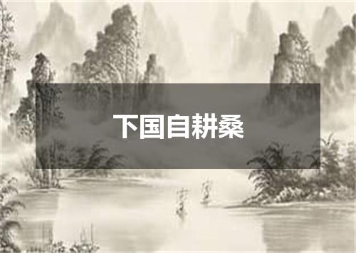 下国自耕桑