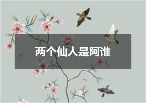 两个仙人是阿谁