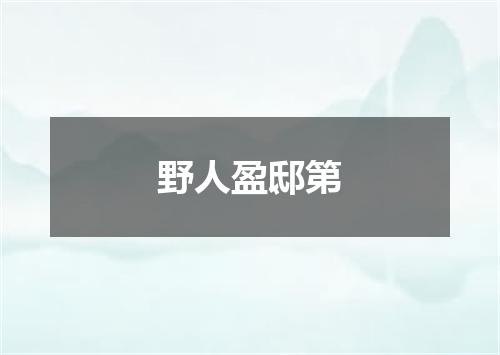 野人盈邸第