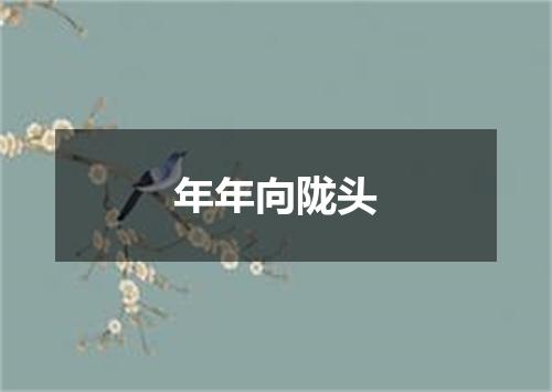 年年向陇头
