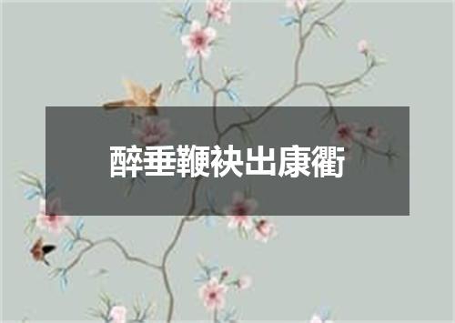 醉垂鞭袂出康衢