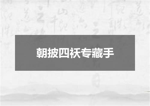 朝披四袄专藏手