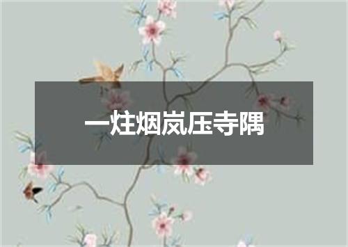 一炷烟岚压寺隅