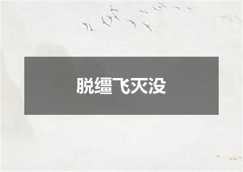 脱缰飞灭没