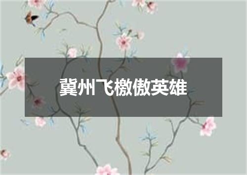 冀州飞檄傲英雄