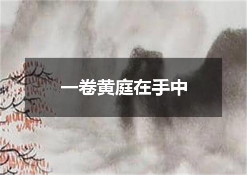 一卷黄庭在手中