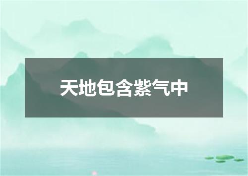 天地包含紫气中