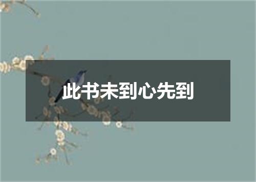 此书未到心先到
