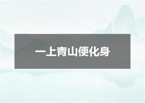 一上青山便化身