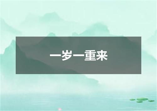 一岁一重来