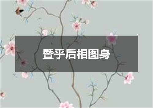暨乎后相图身