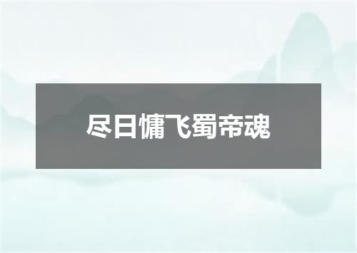 尽日慵飞蜀帝魂