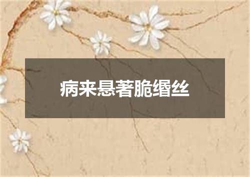 病来悬著脆缗丝