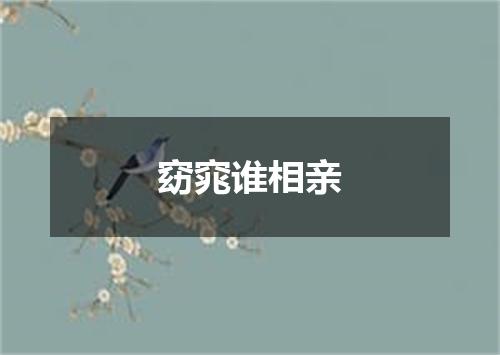 窈窕谁相亲