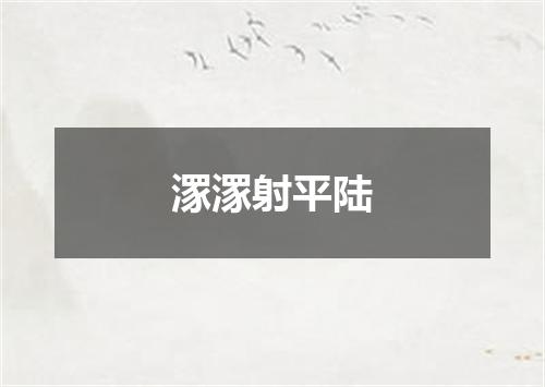 潈潈射平陆
