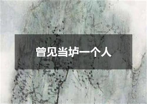 曾见当垆一个人