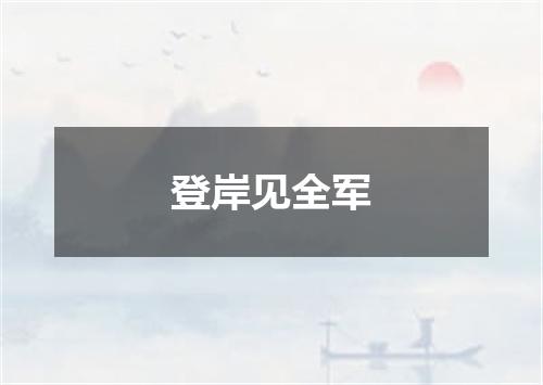 登岸见全军