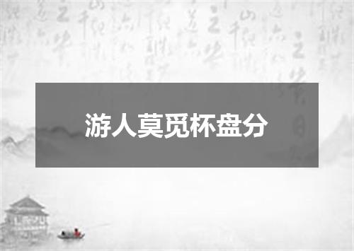 游人莫觅杯盘分