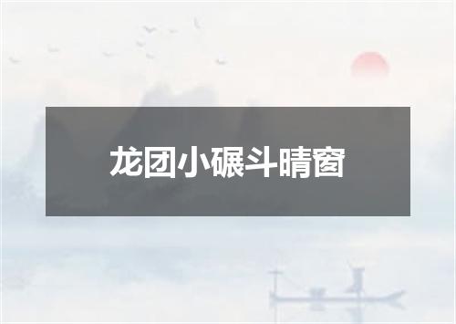 龙团小碾斗晴窗