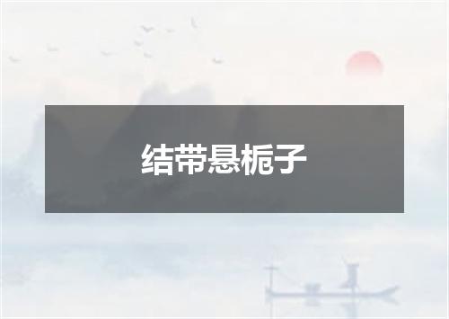 结带悬栀子