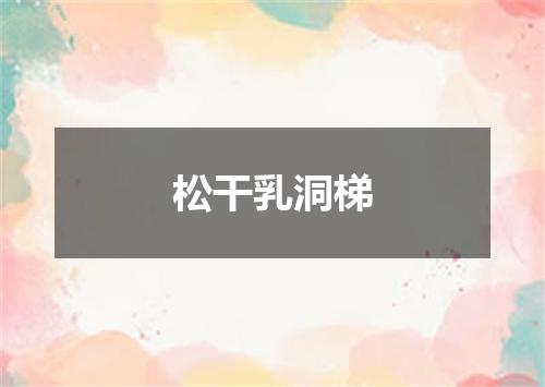 松干乳洞梯