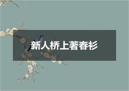 新人桥上著春衫