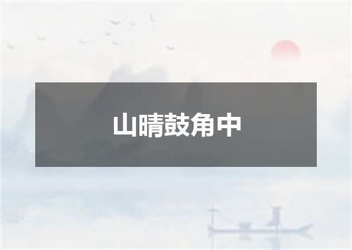 山晴鼓角中