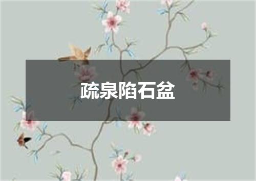 疏泉陷石盆