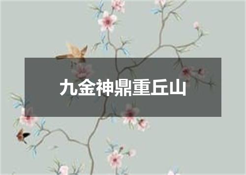 九金神鼎重丘山