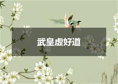 武皇虚好道