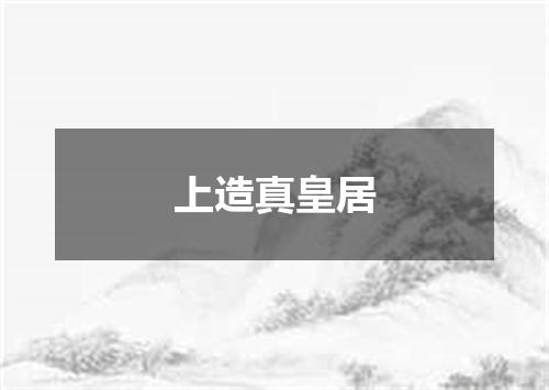 上造真皇居
