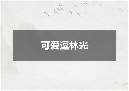 可爱逗林光