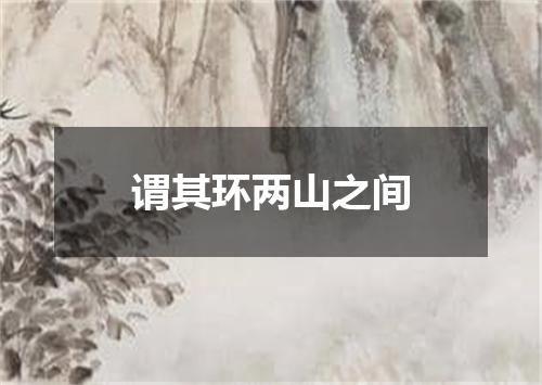 谓其环两山之间