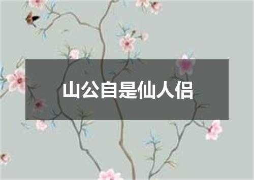 山公自是仙人侣