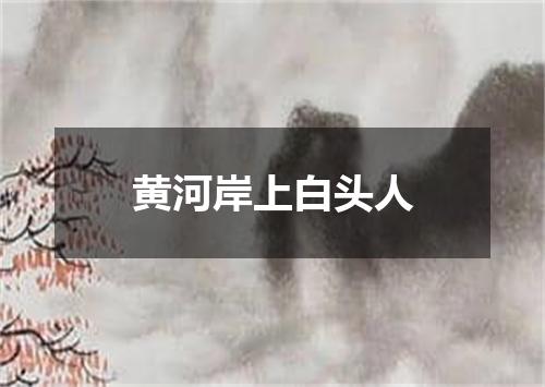 黄河岸上白头人