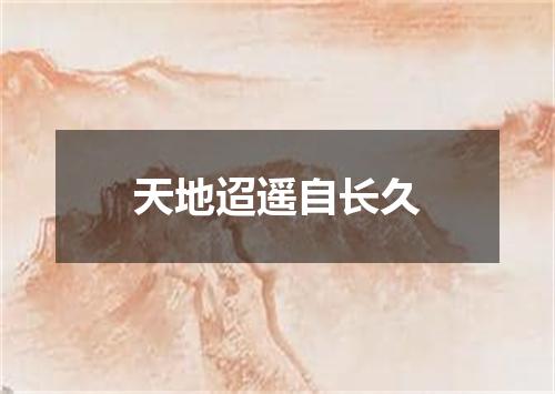 天地迢遥自长久