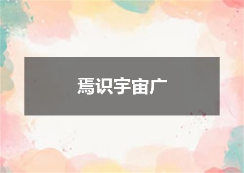 焉识宇宙广