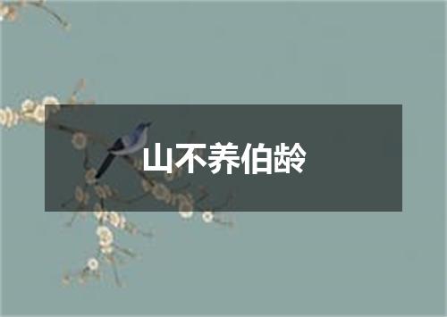 山不养伯龄