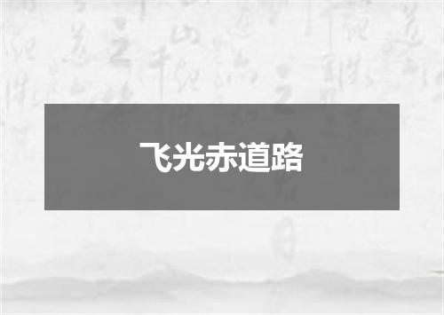 飞光赤道路