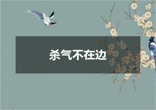 杀气不在边