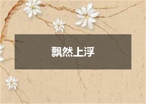飘然上浮