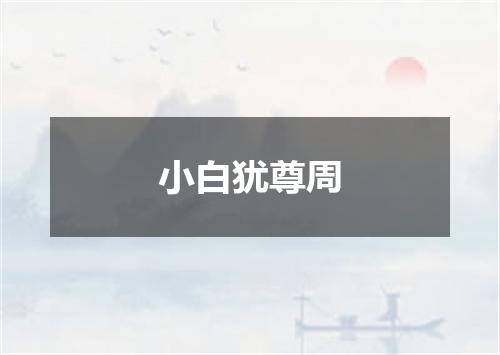 小白犹尊周