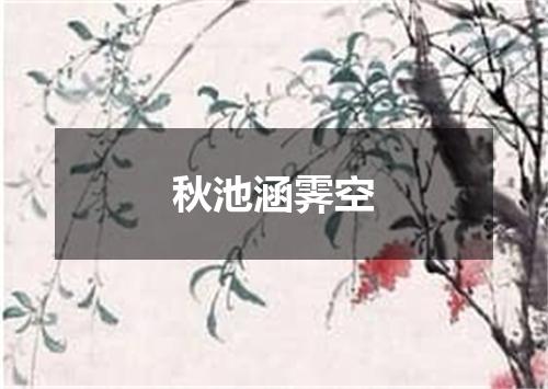 秋池涵霁空