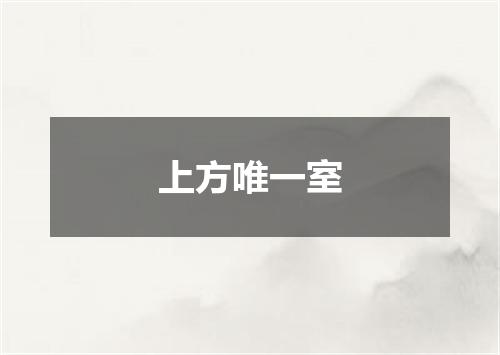 上方唯一室