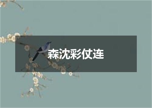 森沈彩仗连