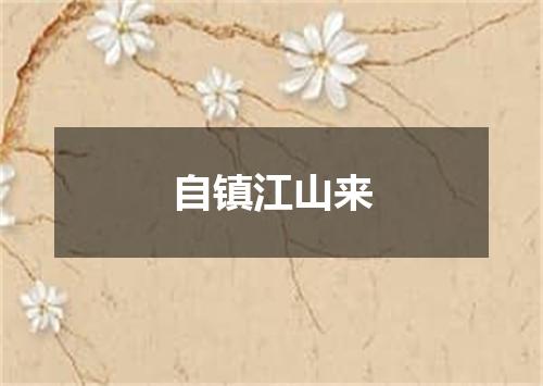 自镇江山来