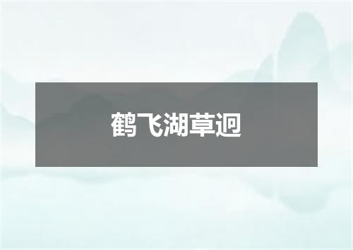 鹤飞湖草迥